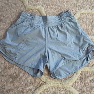 Lululemon blue linen hottie hots high rise 4”